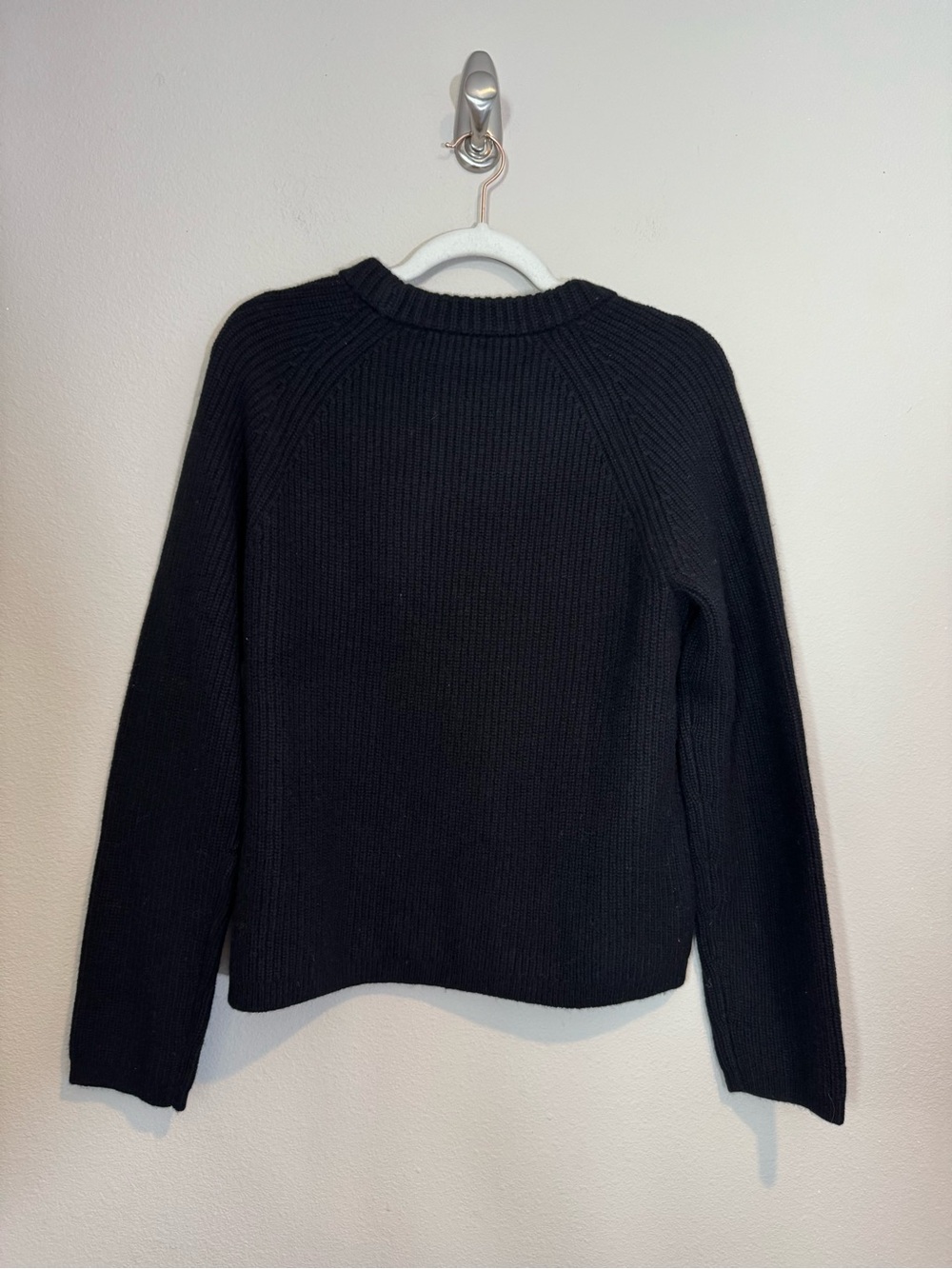 Quince Mongolian Cashmere Fisherman Crewneck Sweater - Picture 5 of 8